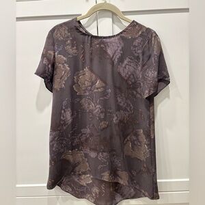 Aritzia Wilfred Silk Floral Top